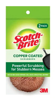 Scotch-Brite Stainless Steel Scrubbers 214-2-24 2 Scrubbers - 2ct/24pk