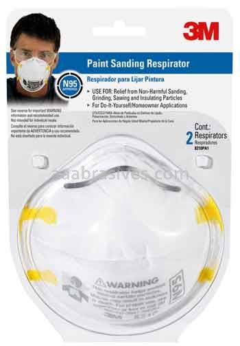 3M Performance Paint Prep Respirator N95 Particulate 8210P2-DC - 2ct/12pk