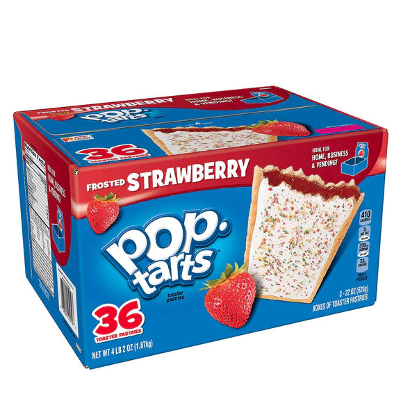 Kellogg's Pop@Tarts Frosted Strawberry - 2ct/18pk