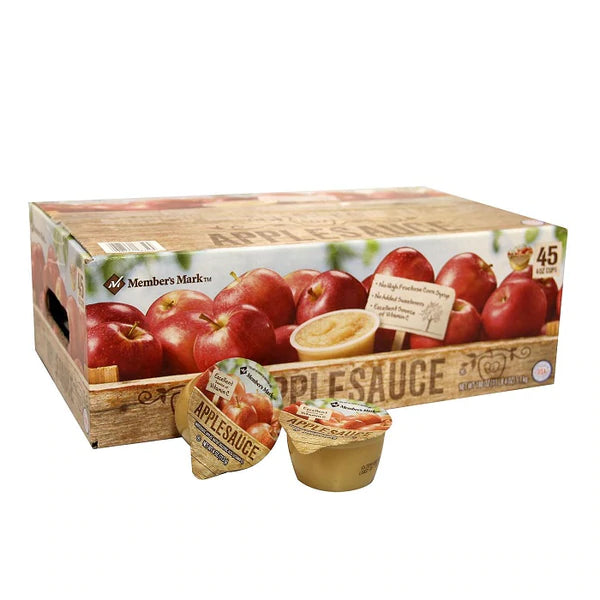 Member's Mark Apple Sauce Cups - 4oz/45pk