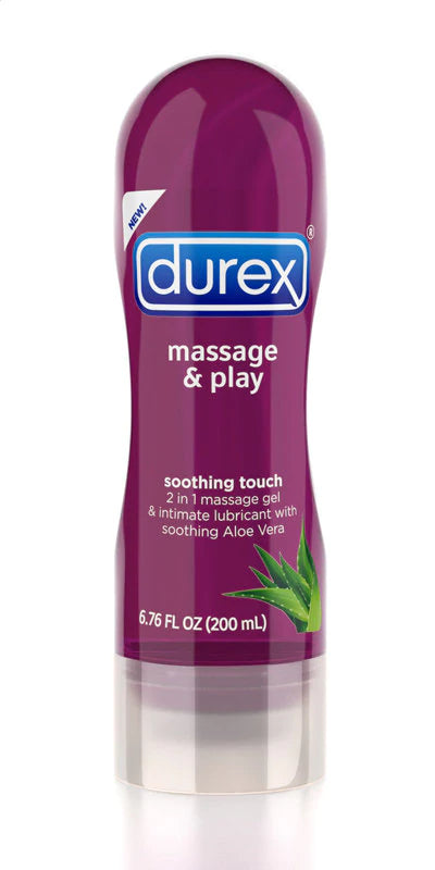 DUREX®Massage&Play Soothing Touch 2in1 Lubricant Aloe Vera -6.76 oz/18pk