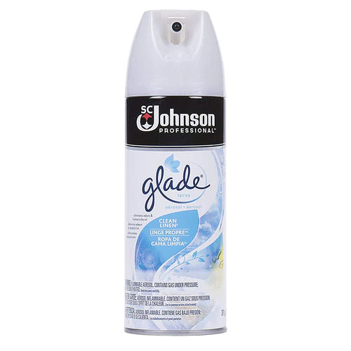 Glade Aerosol Clean Linen Pro - 13.8oz/12pk