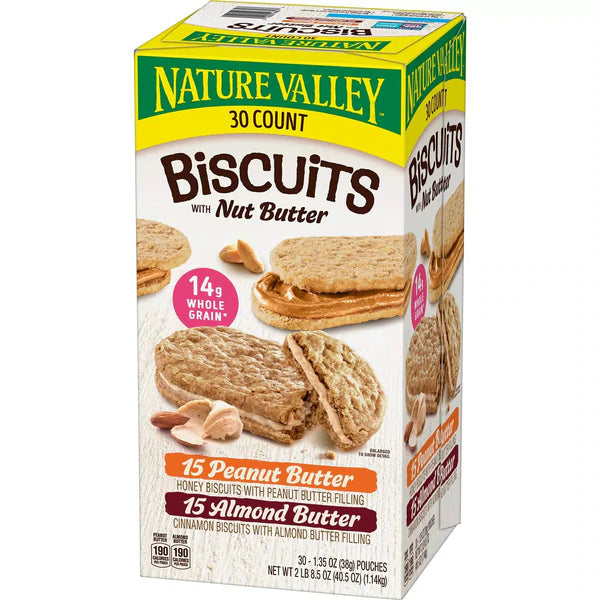 Nature Valley Biscuit Sandwich, Variety Pack - 1.35oz/35pk