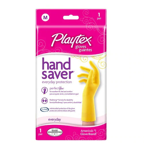 Playtex Hand Saver Flex Stong Yellow Medium - 1ct/12pk