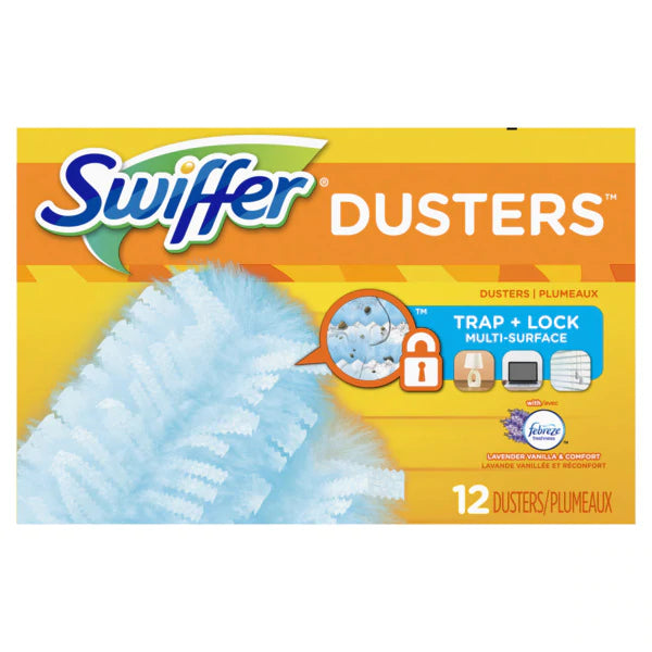 Swiffer 180 Dusters Refills w/Febreze Lavender&Vanilla - 12count/4pack