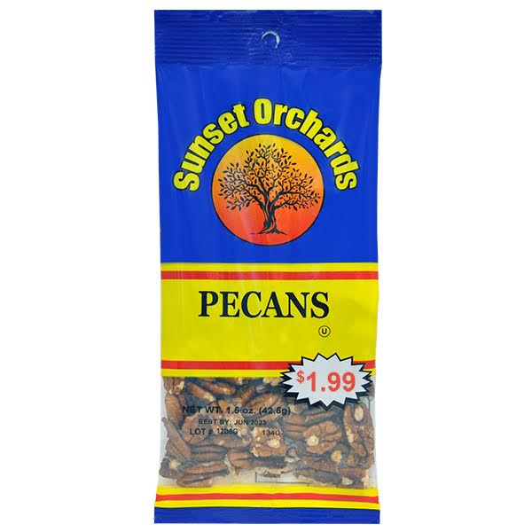 Sunset Orchards Pecans - 1.5oz/12pk