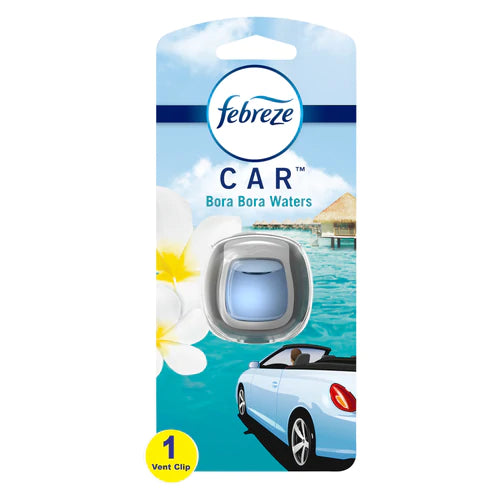 Febreze Car Vent Odor Eliminator Bora Bora Scent - 1ct/8pk