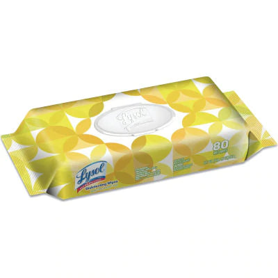 Lysol Disinfecting Lemon & Lime Blossom Wipes - 80ct/6pk