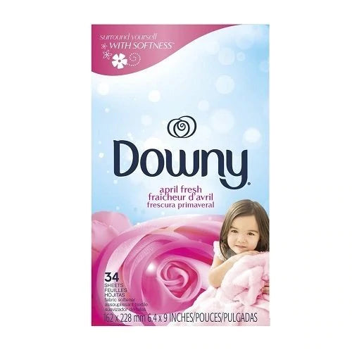 Downy Fabric Sheets April Fresh - 34ct/12pk