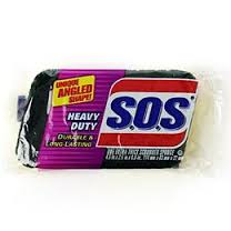 S.O.S. HEAVY DUTY Scrubber Sponge-1ct/12pk