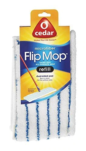 O-Cedar Microfiber Flip Mop Refill - 6pk