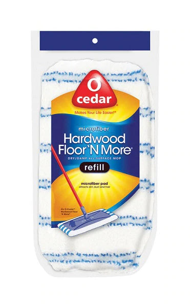 O-Cedar Hardwood Floor 'N More Microfiber Refill - 1ct/4pk