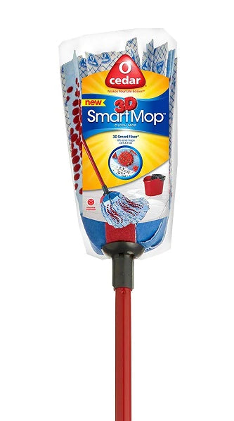 O-Cedar 3D Smart Cloth Mop - 4pk