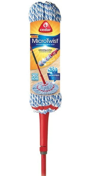 O-Cedar MicroTwist Micro Fiber Twist Mop - 4pk