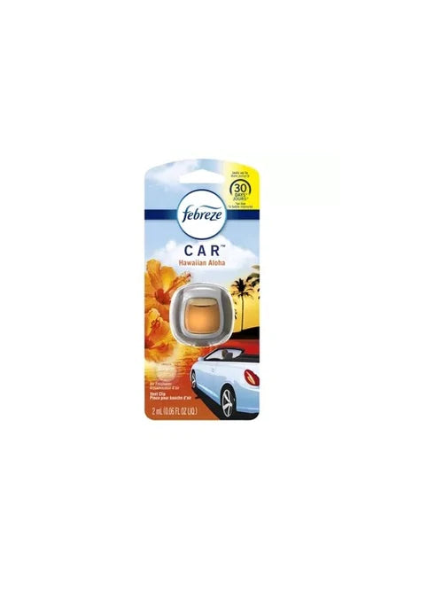 Febreze Car Vent Clip Hawaiin Aloha Air Freshener - 1ct/8pk