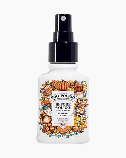 Poo Pourri Before-You-Go Toliet Spray Pumpkin Chai NEW! - 2oz/72pk