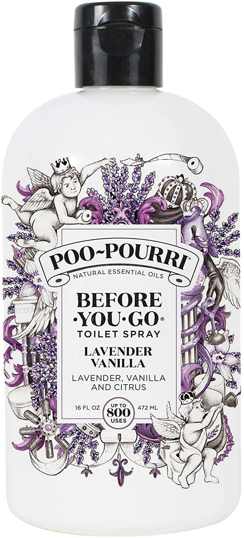 Poo Pourri Before-You-Go Toliet Spray Lavendar Vanilla - 16oz/6pk