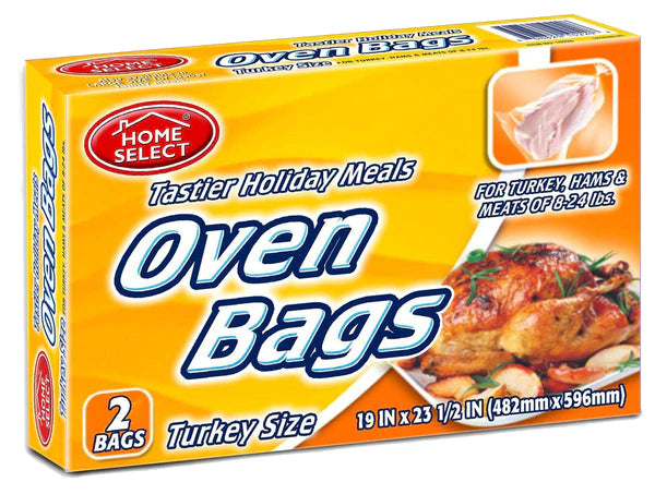 Home Select Oven Bags Turkey Size - 2ct/24pk