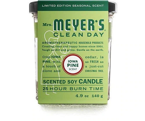 Mrs. Meyer's Soy Candle Iowa Pine - 4.9oz/6pk