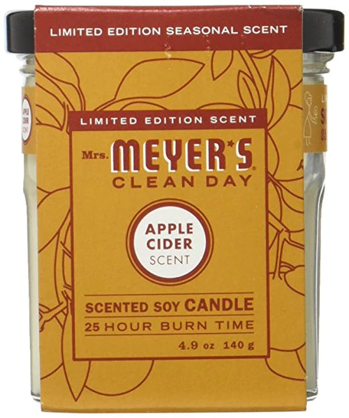 Mrs. Meyer's Soy Candle Apple Cider - 4.9oz/6pk