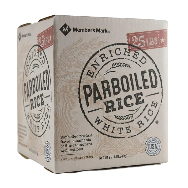 Member`s Member Parboiled White Rice - 25lb/1pk