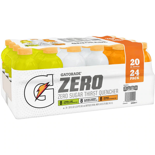 Gatorade Zero Thirst Quencher Variety Pack - 20oz/24pk