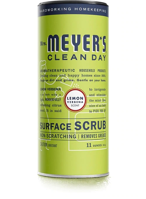 Mrs. Meyer's Surface Scrub LemonVerb 11oz/6pk