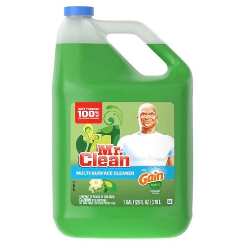 Mr. Clean Multi-Purpose Cleaner Gain Scent Original Fresh - 128oz/4pk