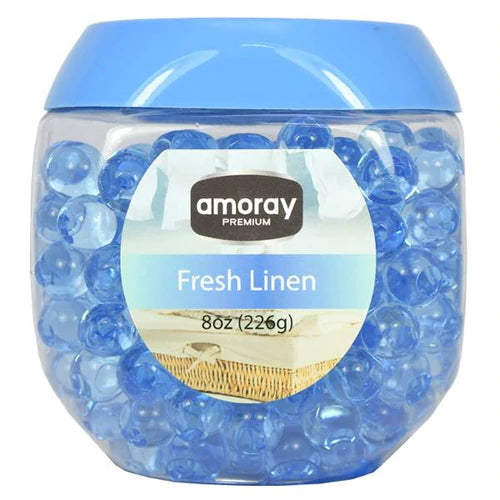 Crystal Gel Beads Air Freshener Fresh Linen- 8oz/24pack