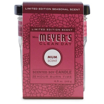 Mrs. Meyer's Soy Candle Mum - 4.9oz/6pk