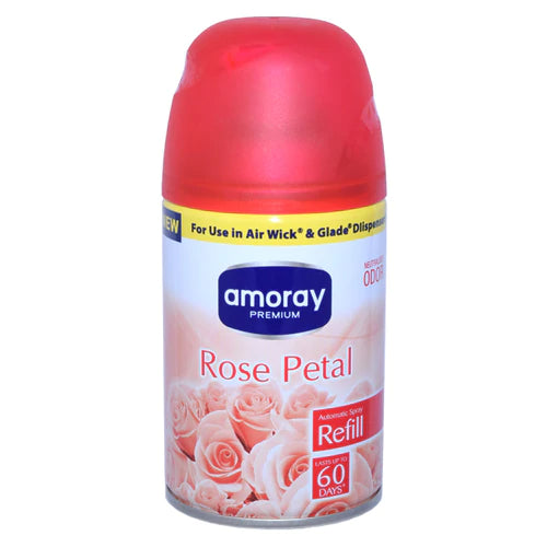 Amoray Automatic Refill Dispenser Rose - 5oz/12pk