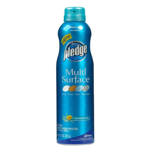 Pledge Multi-Surface Spray Rainshower - 9.7oz/6pk