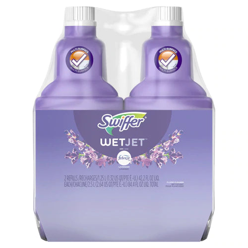 Swiffer WetJet Multi-Surface Floor Cleaner 3/2 x 1.25L - 3pk