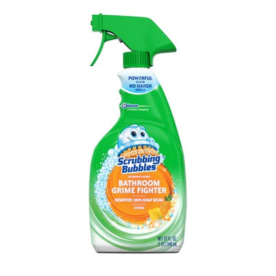 Scrubbing Bubbles Bathroom Grime Fighter Trigger Citrus - 32oz/8pk