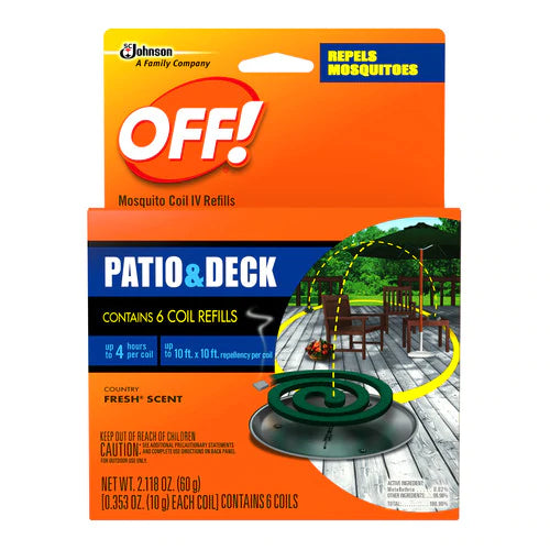 Off! Mosquito Coil IV 6ct Refill - 2.118oz/6pk