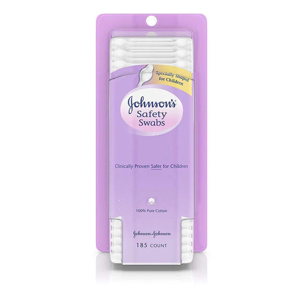 Johnson's Swabs - Pure Cotton Safety Swabs -185ct/24pk