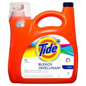 Tide Liq. Plus Bleach Alternative HE Turbo Clean 138oz/4pk