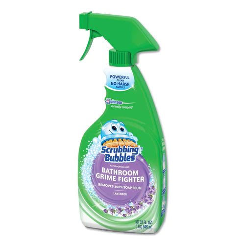 Scrubbing Bubbles Bathroom Grime Fighter Trigger Lavender - 32oz/8pk