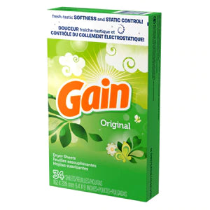 Gain Fabric Sheets Original - 34ct/12pk