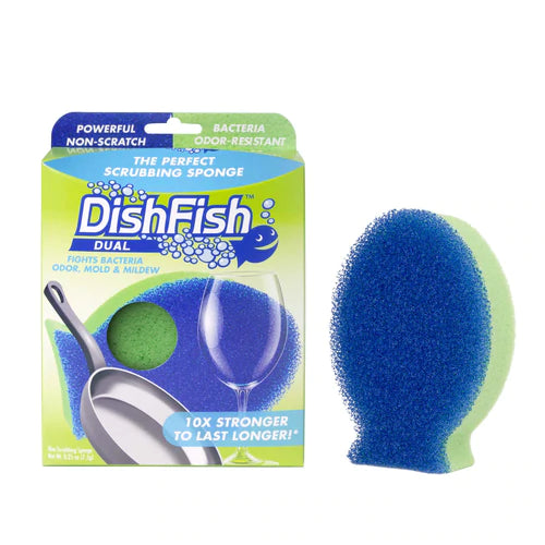 Bar Keepers Friend Dish Fish Dual Scrubber Sponge