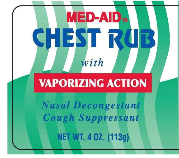 Med-Aid VAPORUB in Blue Jar - 4oz/24pk