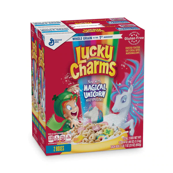 General Mills Cereal Lucky Charms - 23oz/2pk