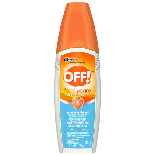 Off! Family Care Spritz Clean Feel - 6oz/12pk