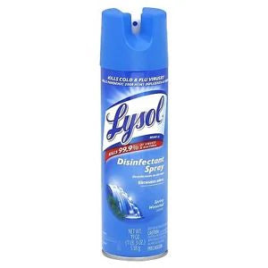 LYSOL Disinfect.Spray SPRING WATERFALL - 19oz/12pk