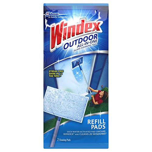 Windex Outdoor All-in-One Pads Refill - 2ct/9pk