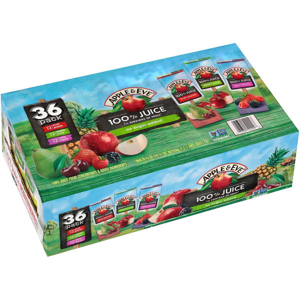 Apple & Eve Juice Box Variety Pack - 6.75oz/36pk