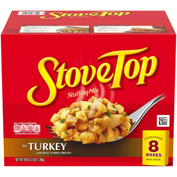 StoveTop Turkey Stuffing Mix - 6oz/8pk