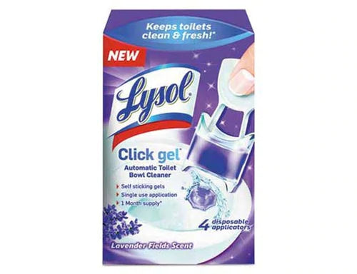 Lysol Auto Toilet Bowl Cleaner Click Gel Lavender - 4ct/5pk