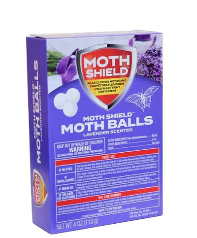 Moth Shield Moth Balls Lavender - 4oz/24pk