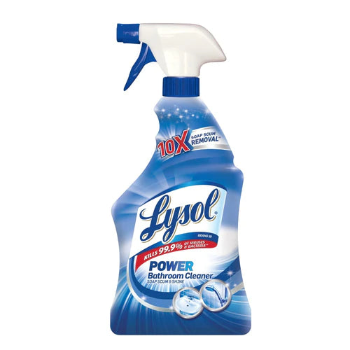 Lysol Bathroom Cleaner Power Trigger - 28oz/9pk